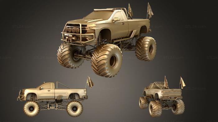 Vehicles (Monster Truck 2020, CARS_2720) 3D models for cnc